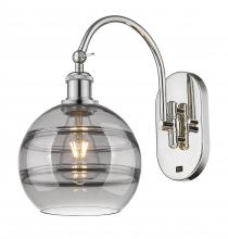Innovations Lighting 518-1W-PN-G556-8SM - Rochester - 1 Light - 8 inch - Polished Nickel - Adjustable Swing Arm