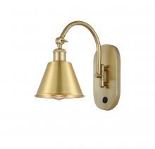 Innovations Lighting 518-1W-SG-M8-LED - Smithfield - 1 Light - 7 inch - Satin Gold - Adjustable Swing Arm