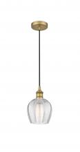 Innovations Lighting 616-1P-BB-G462-6-LED - Norfolk - 1 Light - 6 inch - Brushed Brass - Cord hung - Mini Pendant
