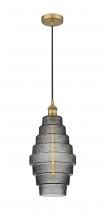 Innovations Lighting 616-1P-BB-G673-8-LED - Cascade - 1 Light - 8 inch - Brushed Brass - Cord hung - Mini Pendant