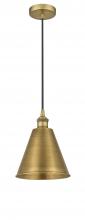 Innovations Lighting 616-1P-BB-MBC-8-BB - Berkshire - 1 Light - 8 inch - Brushed Brass - Cord hung - Mini Pendant