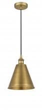 Innovations Lighting 616-1P-BB-MBC-8-BB-LED - Berkshire - 1 Light - 8 inch - Brushed Brass - Cord hung - Mini Pendant