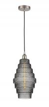 Innovations Lighting 616-1P-SN-G673-8-LED - Cascade - 1 Light - 8 inch - Brushed Satin Nickel - Cord hung - Mini Pendant