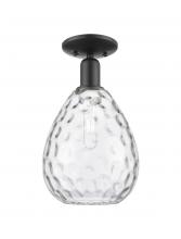 Innovations Lighting 716-1C-BK-G372 - Waverly - 1 Light - 8 inch - Matte Black - Semi-Flush Mount