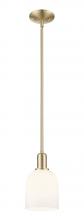Innovations Lighting 716-1S-CB-G558-6GWH - Bella - 1 Light - 6 inch - Champagne Bronze - Stem hung - Mini Pendant