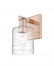 Innovations Lighting 716-1W-AC-G1113 - Cobbleskill - 1 Light - 5 inch - Antique Copper - Sconce