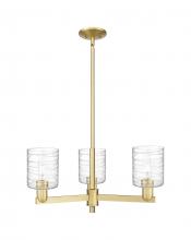 Innovations Lighting 716-3CR-SG-G1113 - Cobbleskill - 3 Light - 27 inch - Satin Gold - Stem hung - Flush Mount