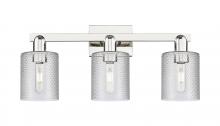 Innovations Lighting 716-3W-PN-G112 - Cobbleskill - 3 Light - 24 inch - Polished Nickel - Bath Vanity Light