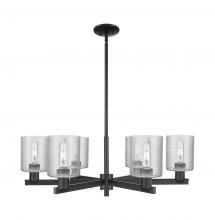 Innovations Lighting 716-6CR-BK-G112 - Cobbleskill - 6 Light - 35 inch - Matte Black - Stem hung - Chandelier