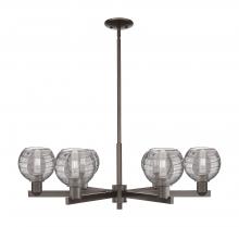 Innovations Lighting 716-6CR-OB-G1213-6SM - Athens Deco Swirl - 6 Light - 24 inch - Oil Rubbed Bronze - Chandelier