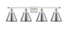 Innovations Lighting 916-4W-WPC-M13-PC-LED - Appalachian - 4 Light - 36 inch - White Polished Chrome - Bath Vanity Light