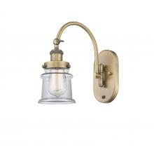 Innovations Lighting 918-1W-BB-G182S - Canton - 1 Light - 7 inch - Brushed Brass - Adjustable Swing Arm