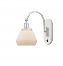 Innovations Lighting 918-1W-WPC-G171 - Fulton - 1 Light - 7 inch - White Polished Chrome - Adjustable Swing Arm