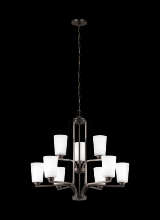 Generation Lighting 3128909EN3-710 - Franport Nine Light Chandelier