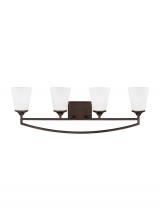 Generation Lighting 4424504EN3-710 - Hanford Four Light Wall / Bath