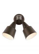 Generation Lighting 8560702PMEN3-71 - Two Light Flood with Photo and Motion Sensor