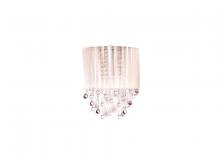Avenue Lighting HF1511-WHT - Beverly Drive White Silk String And Crystal Wal Sconce