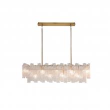 Terracotta Lighting H24107L-9 - Flavia Large Long Rectangular Chandelier