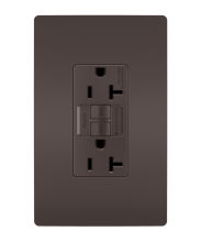 Legrand Radiant 2097CCD12 - radiant? 20A Duplex Self-Test GFCI Receptacles with SafeLock? Protection, Brown