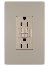 Legrand Radiant 1597TRNICC4 - radiant Tamper-Resistant 15A Duplex Self-Test GFCI Receptacles wt SafeLock Protection, Nickel CC
