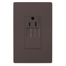 Legrand Radiant 1597TRSGL - radiant Tamper-Resistant 15A Simplex Self-Test GFCI Receptacles with SafeLock, Brown (10 pack)