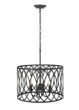 Millennium 42106-MB - Arelyn 23" Wide 6-Light Pendant - Matte Black
