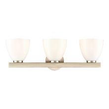 Millennium 49003-MG - Apria 24" Wide 3-Light Vanity - Modern Gold
