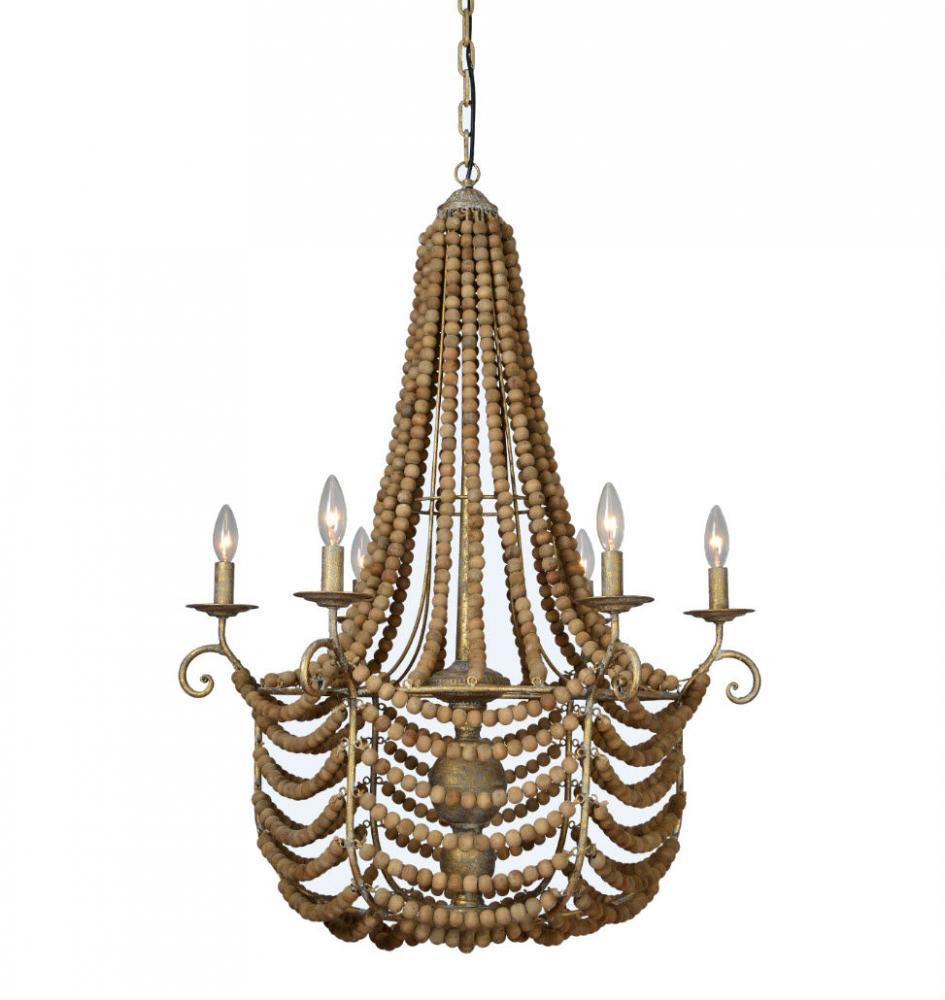 Elsmere 6 LT Chandelier 70606 Lighting Etc 