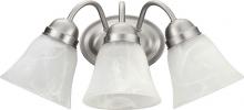 Quorum 5403-3-65 - 3LT FAUX ALAB WL MNT -STN