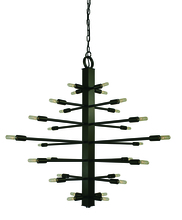 Framburg 4409 PN - 28-Light Polished Nickel Simone Chandelier